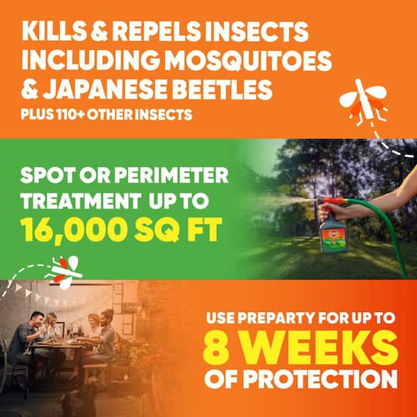 Backyard Bug Control Pretreat, Outdoor Insect and Mosquito Treatment, 32 fl. oz., 1 ct