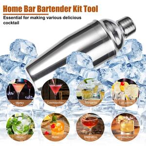 Shaker à Cocktail 1000 Ml Avec Passoire Et Marteau à Citron - Transparent Gradué, étanche - Kit Barman Pour Bar, Maison, Cadeau