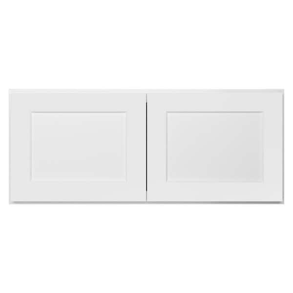 HOMEIBRO 36in. W x 24in. D x 15in. H in Shaker White Plywood Ready