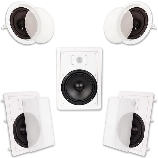 Acoustic Audio By Goldwood In Wall, 5.1 Surround Sound Ceiling Speakers