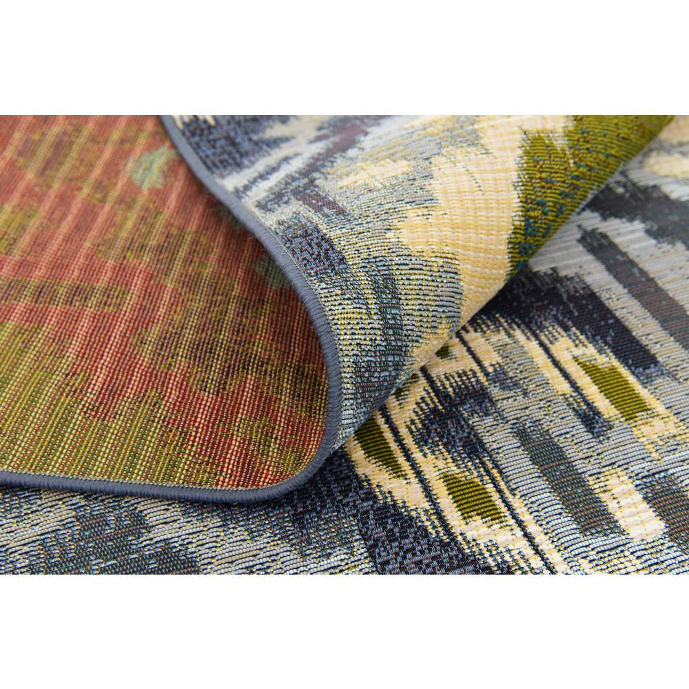 Blue Rectangular Synthetic Outdoor Area Rug 10' x 12'