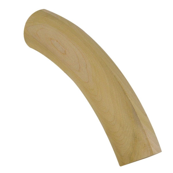 EVERMARK 7125 Unfinished Poplar 60° Over Easing Stair Handrail Fitting