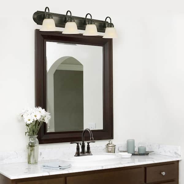 Allante 4-Light Oil Rubbed Bronze Bath Light
