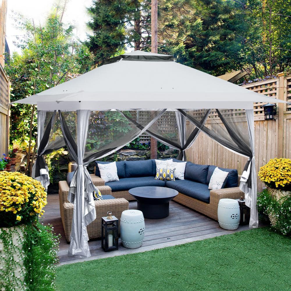 EAGLE PEAK 13 ft. x 13 ft. Pop-Up Gazebo Tent Instant with