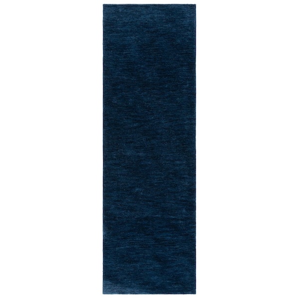 SAFAVIEH Carmine 2 ft. x 8 ft. Turquoise Modern Solid Runner Rug