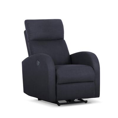 29.5 in. W Black Cork Power Recliner with USB Charger