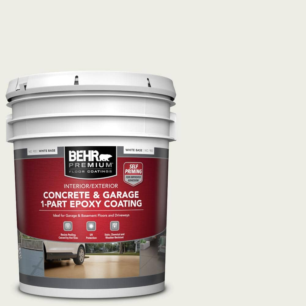 BEHR PREMIUM 5 Gal BWC 20 Melting Icicles Self Priming 1 Part Epoxy   Melting Icicles Behr Premium Garage Floor Paint 90005 64 1000 