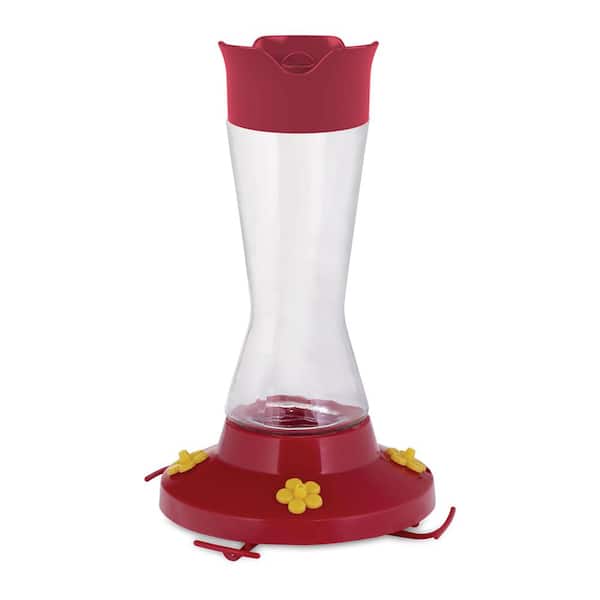 PerkyPet Pinch Waist Glass Hummingbird Feeder 16 oz. Capacity 210PB