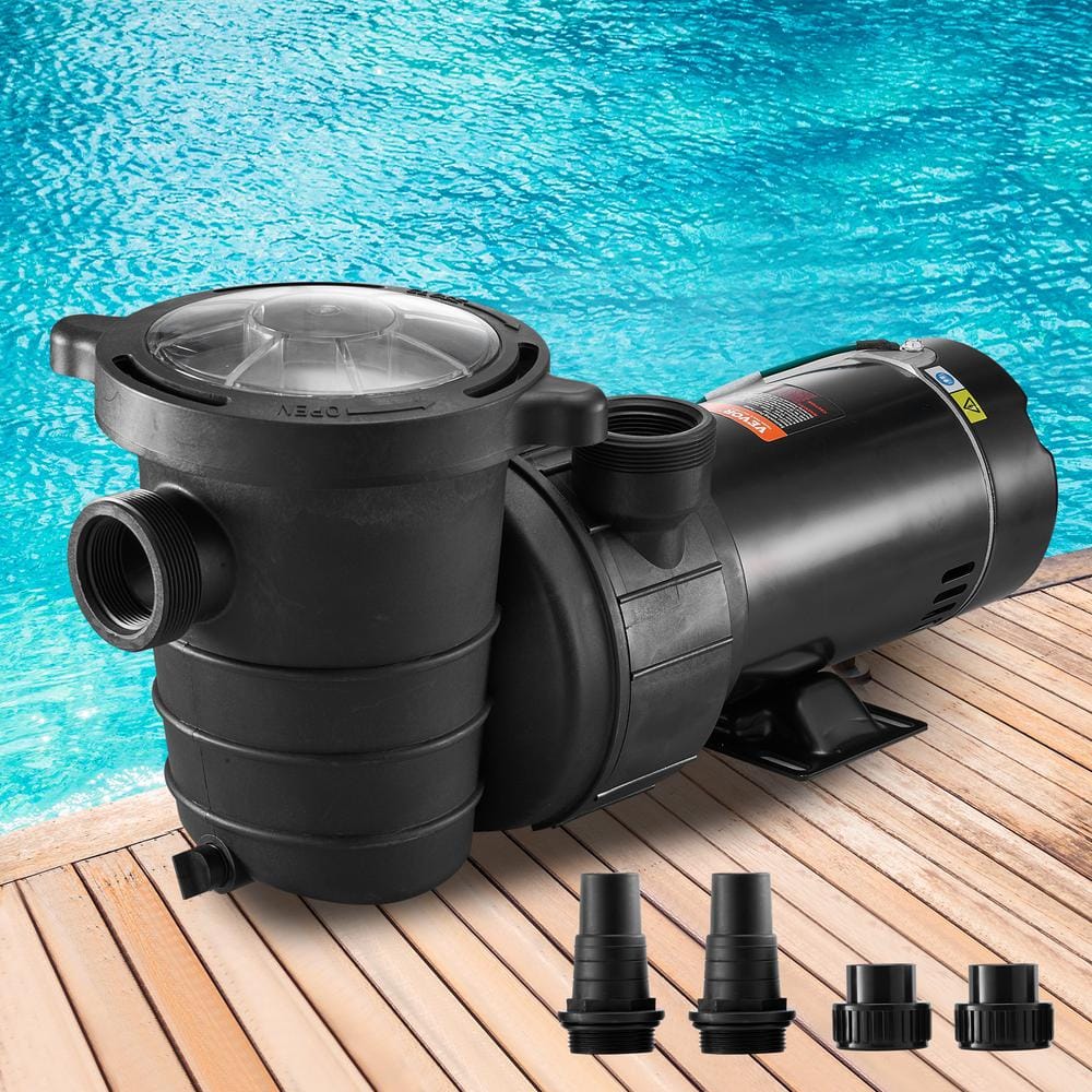 VEVOR Black 2-HP Copper Motor Swimming Pool Pump
