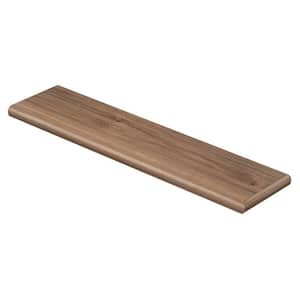 Lakeshore Pecan 47 in. Length x 12-1/8 in. W x 1-11/16 in. T Laminate Right Return to Cover Stairs 1 in. Thick