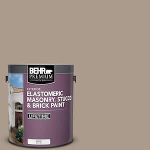 1 gal. #N210-4 Espresso Martini Elastomeric Masonry, Stucco and Brick Exterior Paint