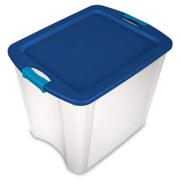 Sterilite 26 Gal. Latch and Carry Storage Tote Box Container (8-Pack)