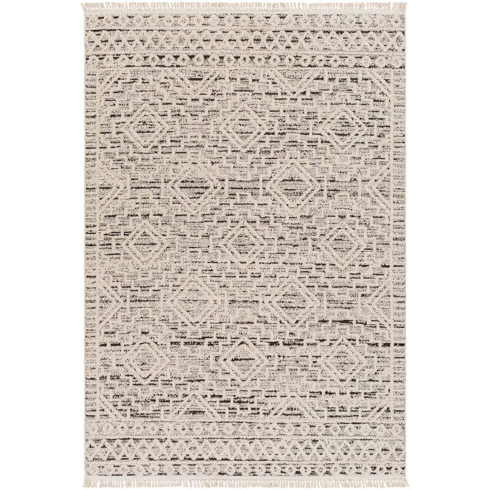 Artistic Weavers Berlin Light Gray/Black Moroccan 8 ft. x 10 ft. Indoor