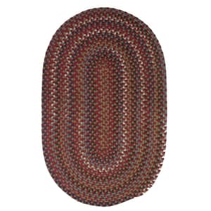 Wayland Red 2 ft. x 3 ft. Oval Area Rug