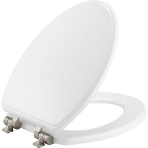 Weston Elongated Soft Close Front Toilet Seat in White