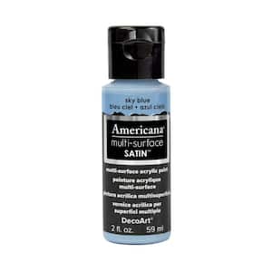 Bahama Blue Color Acrylic Paint Decoart Americana 59 Ml 2 Fluid Ounces  Water-based 