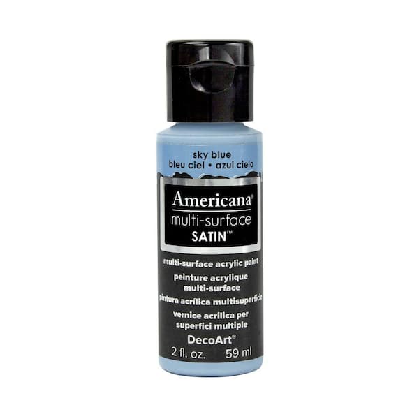 Americana Multi Surface Satin Acrylic Paint 2oz Sky Blue