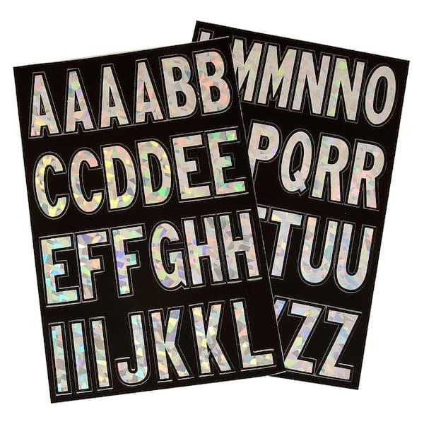 HY-KO 2 in. Vinyl Prism Letters Set