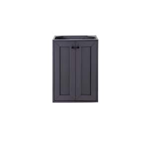 Chianti 19.6 in. W x 15.4 in. D x 27.5 in. H Single Bath Vanity Cabinet without Top in Mineral Gray