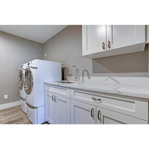 Clare Single Handle Pull Down Sprayer Laundry Utility Faucet in Spot Free Stainless Steel