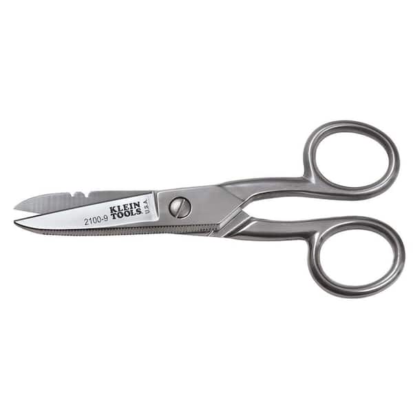 PROTO Electricians Scissors: Plastic Handle, 6 1/8 in Overall Lg, For 16  AWG Max Wire Thick