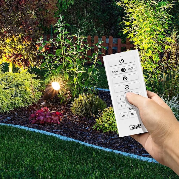 OneSync Landscape Remote for Feit Outdoor Solar Path Spot Bollard or Sconce Light, 6-Pack