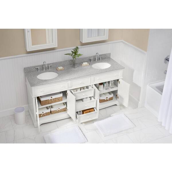 Home Decorators Collection Fremont 72, Bathroom Size For Double Vanity