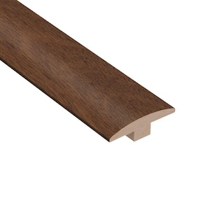 Matte Jatoba 3/8 in. Thick x 2 in. Wide x 78 in. Length T-Molding