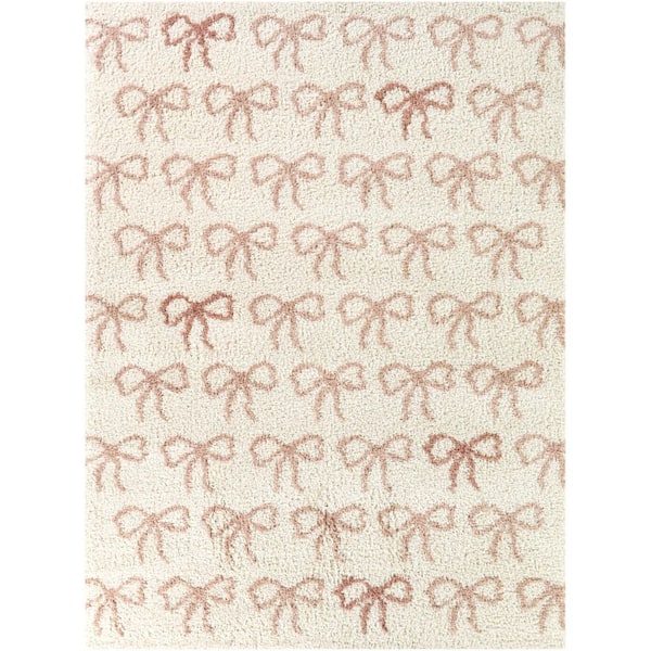 BALTA Emilie Pink 5 ft. x 7 ft. Dainty Bows Area Rug 3145367 - The Home ...