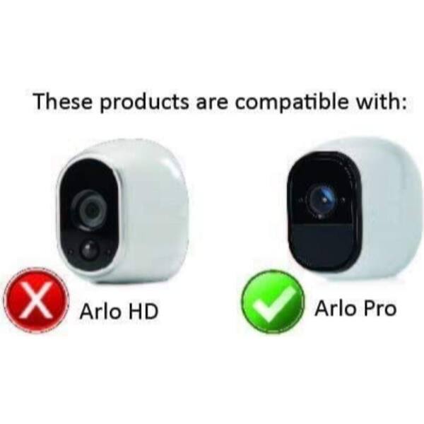 von Wasserstein 3 x Silikon Skins kompatibel mit Arlo Pro & Arlo Pro 2 Smart Home Security 100% drahtlose Kameras