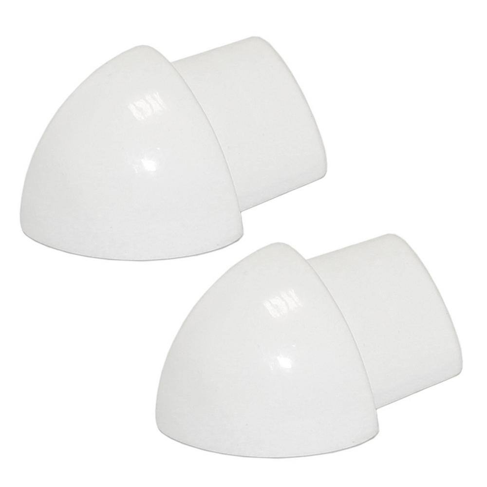 DURONDELL 0 in. D x  0.24 in. W x 0 in. L Round Edge Ext Crnr Aluminum Pwdr Ctd White Molding and Transition Trim price history on PriceWatchPro
