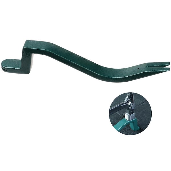 11 in. Green Hard Steel Roof Shingles Remover, Roof Rippers, Nail Remover Pry Bar For Safe Roof Shingles Replacement