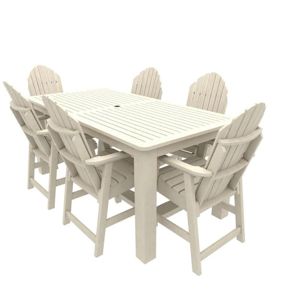 Unbranded Muskoka 7-Pieces Recycled Plastic Outdoor Counter Dining Set