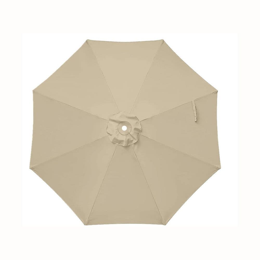 10 ft. Polyester Cantilever Market Solar Tilt Patio Umbrella Replacement Canopy in Khaki Navy Peacock Blue price history on PriceWatchPro
