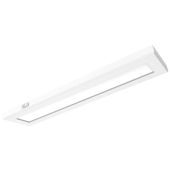 SATCO Blink Pro Plus 5.61 in. 24-Watt White Color Selectable Integrated LED Flush Mount Surface Light 1650-1870 lumens