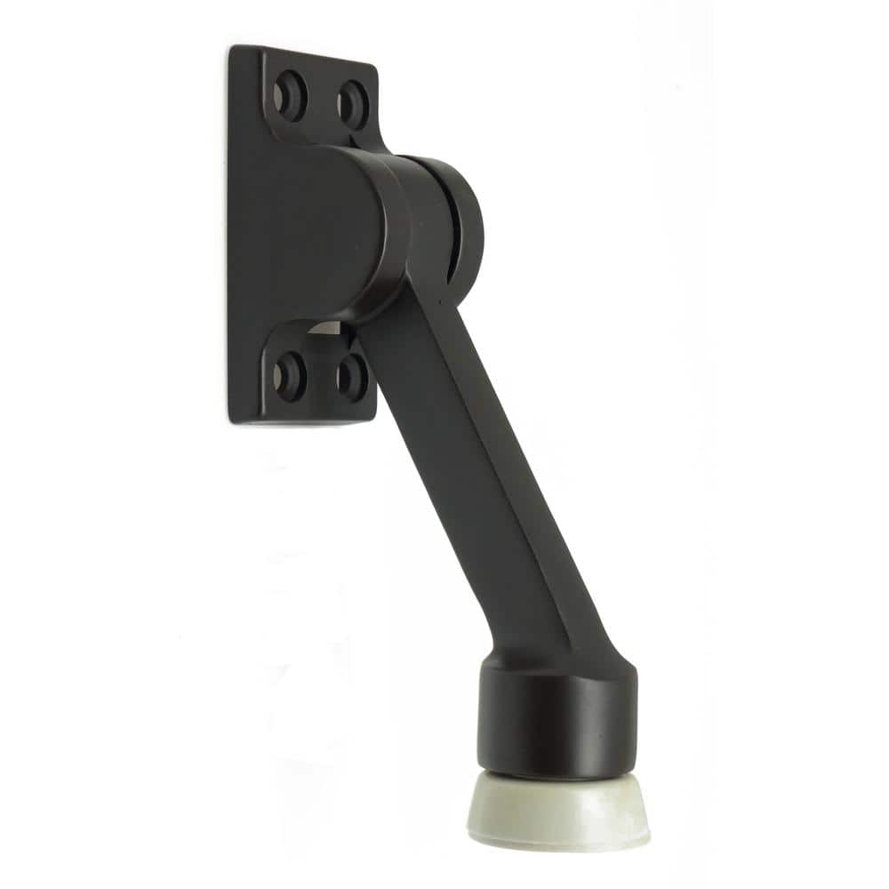 idh by St. Simons 4-1/2 in. Solid Brass Square Kick Down Door Stop in Oil-Rubbed  Bronze 13100-10B - The Home Depot
