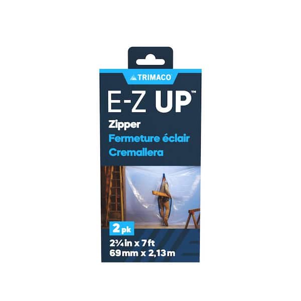 TRIMACO E-Z Up Peel + Stick Zipper 06184 - The Home Depot