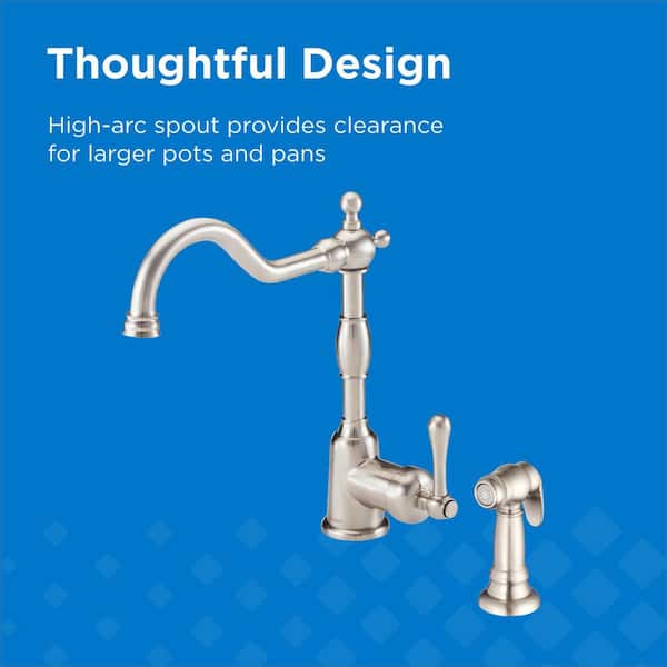 Gerber Opulence Single Handle Deck Mount Standard Kitchen Faucet