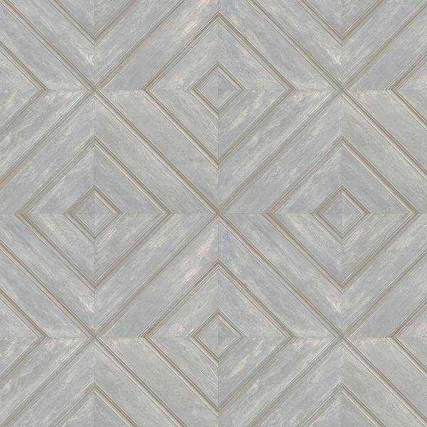 Norwall Wood Tile Vinyl Roll Wallpaper (Covers 55 sq. ft.)