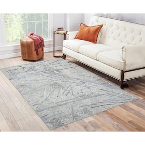 Shifra Abstract Gray 9 ft. x 12 ft. Area Rug