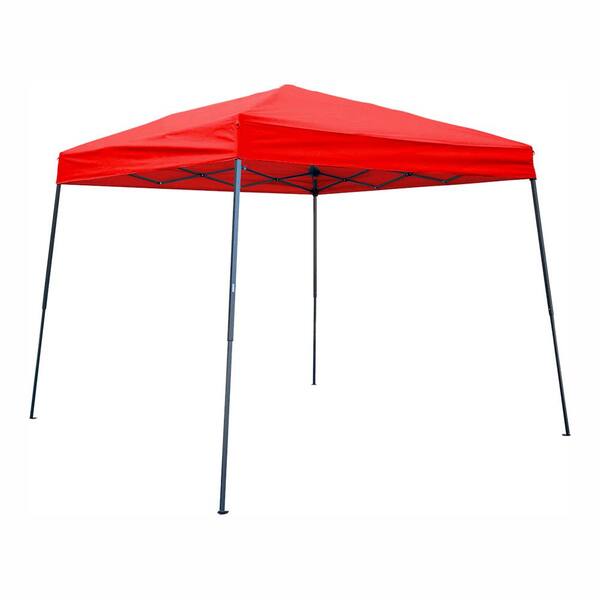 Trademark Innovations 8 Ft X 8 Ft Red Square Replacement Canopy Gazebo Top For 10 Ft Slant Leg Canopy Slantop 10red The Home Depot