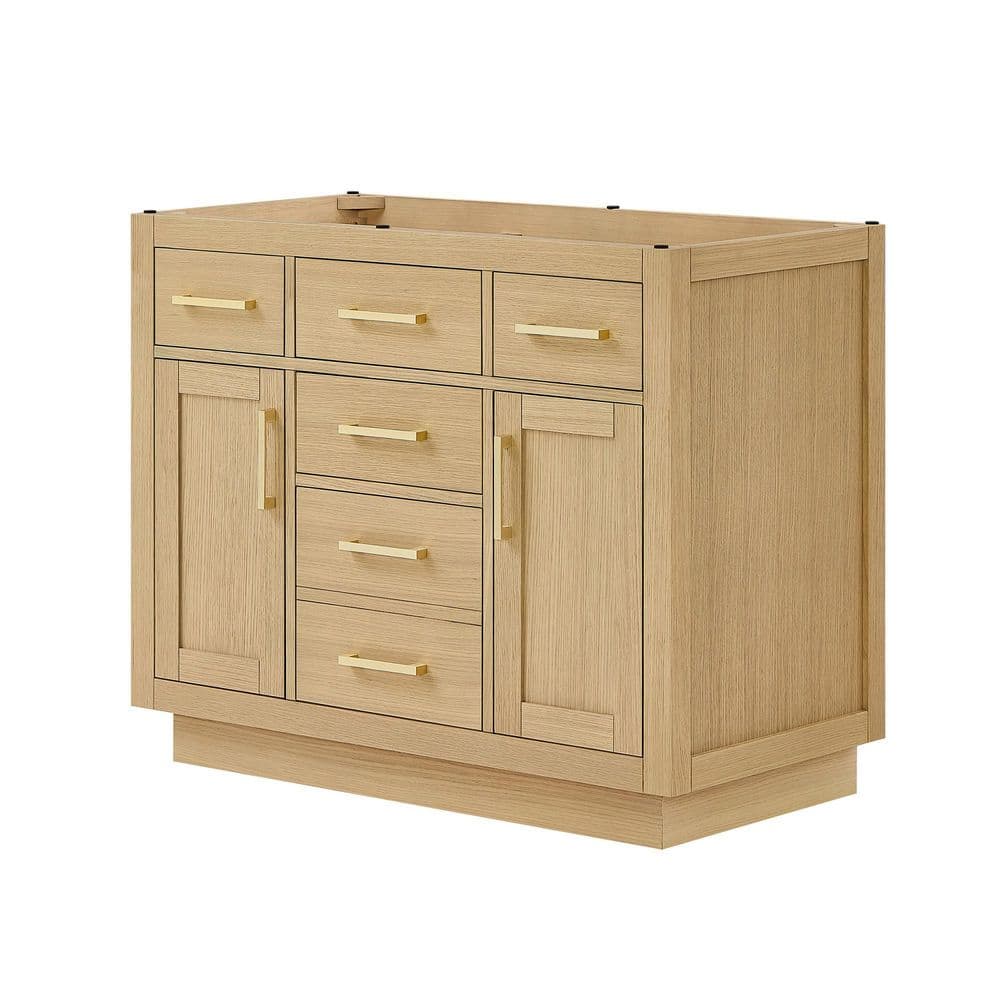 Beckett TK 41 in. Bath Vanity Cabinet without Top in Rift Oak price history on PriceWatchPro
