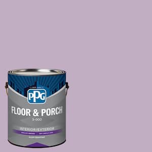 1 gal. PPG1177-4 Lavish Lavender Satin Interior/Exterior Floor and Porch Paint