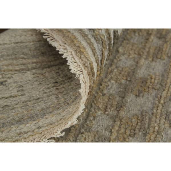 Gold, Tan Geometric 4 ft. x 6 ft. Area Rug