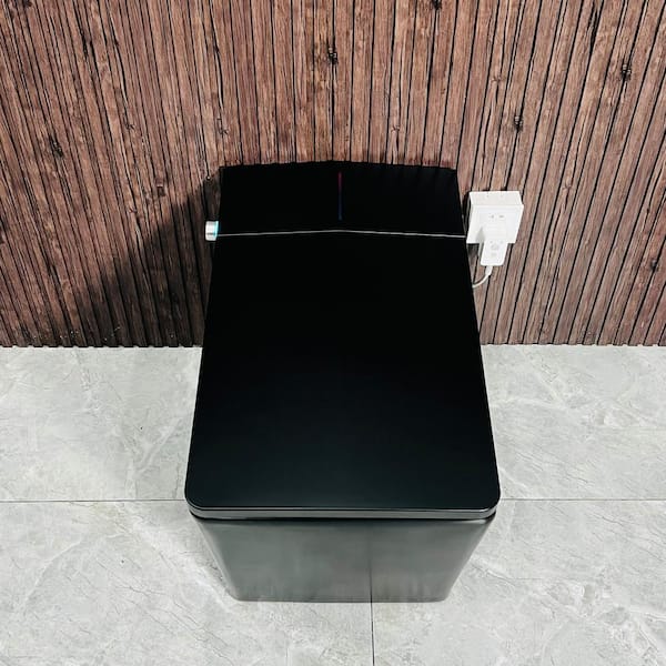 Nivencai Smart Square Bidet Toilet Matte Black - Heated, Self-Cleaning, Touchless