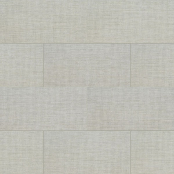 MSI Bare Graphic Ivory 12 in. x 24 in. Matte Porcelain Fabric Look Floor and Wall Tile (14 sq. ft./Case)