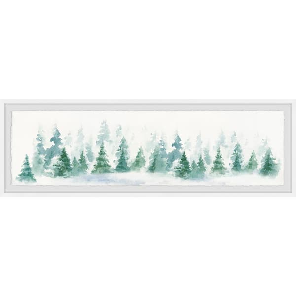 Unbranded "The Forest of Fir" by Marmont Hill Framed Nature Art Print 15 in. x 45 in. .