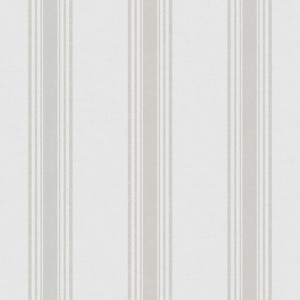 Spring Blossom Collection Striped Fabric Effect Cream Matte Finish Non-past