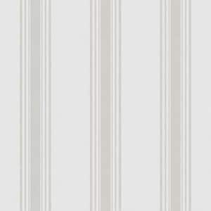 Spring Blossom Collection Striped Fabric Effect Cream Matte Finish Non-pasted Non-woven Paper Wallpaper Sample