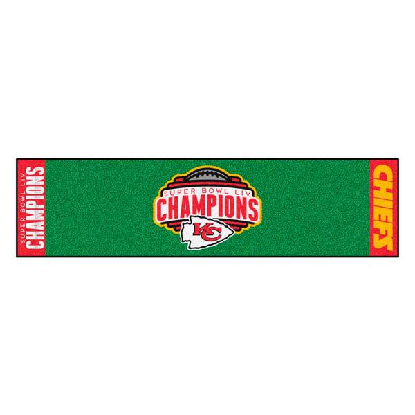 FANMATS 6 ft. x 1.5 ft. NFL - Kansas City Chiefs Super Bowl LIV Champions Putting Green